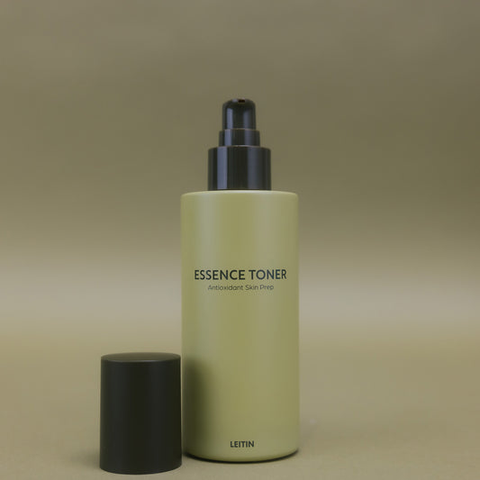 Image of LEITIN Skincare's Essence Toner with the lid/cap off