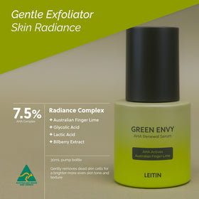 Image of LEITIN Skincare's Green Envy AHA Face Serum