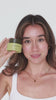 Woman demonstrating using the LEITIN Skincare Water Bomb Face Cream Moisturiser